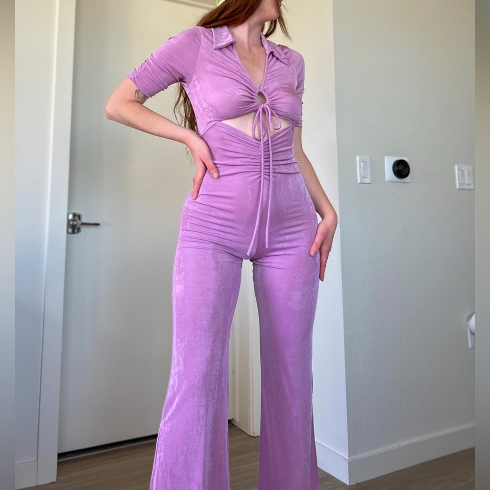 Comfiest Slinky Collared Jumpsuit